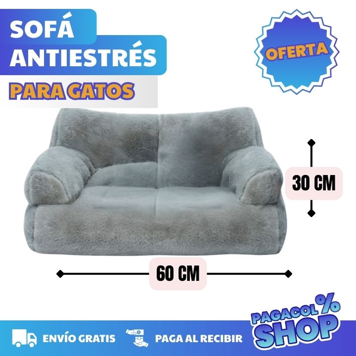 SOFÁ ANTIESTRÉS PARA GATOS